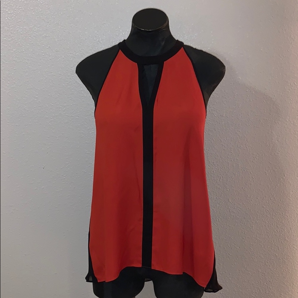 Kenneth Cole Sleeveless Flowy Blouse